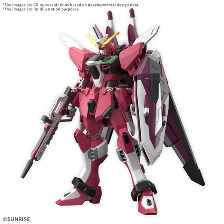 HG 1/144 INFINITE JUSTICE GUNDAM & BOOSTER UNIT (vorläufiger Name) – Herstellerabbildung
