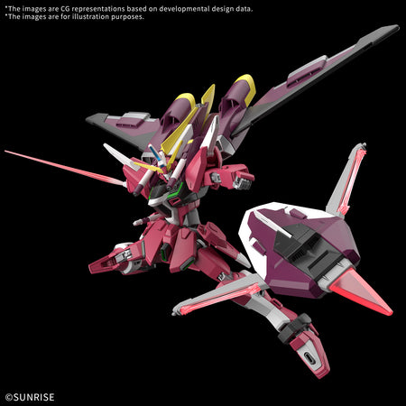 HG 1/144 INFINITE JUSTICE GUNDAM & BOOSTER UNIT (vorläufiger Name) – Herstellerabbildung